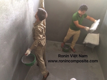 Bọc Composite bể chứa hoá chất xử lý cho Nhà máy Nissin Electric Việt Nam - KCN Tiên Sơn - Bắc Ninh