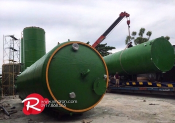 Cung cấp Bồn Composite chứa hoá chất cho nhà máy Lọc dầu Nghi Sơn - Thanh Hoá