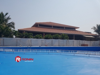 Phủ Composite chống thấm và hoàn thiện về mặt cho bể bơi Khách sạn Grandvrio - Cocobay - Đà Nẵng