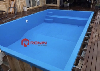 Cải tạo bể bơi Composite cho khu sinh thái Tản Đà - Ba Vì - Hà Nội